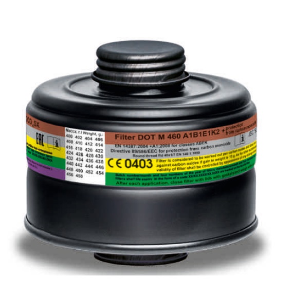 Phin lọc Sorbent Nga - tổng hợp M460-A1B1E1K2+CO