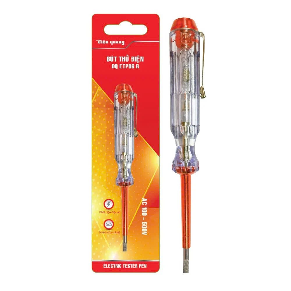 Bút thử điện ĐQ ETP06 R (140mm)