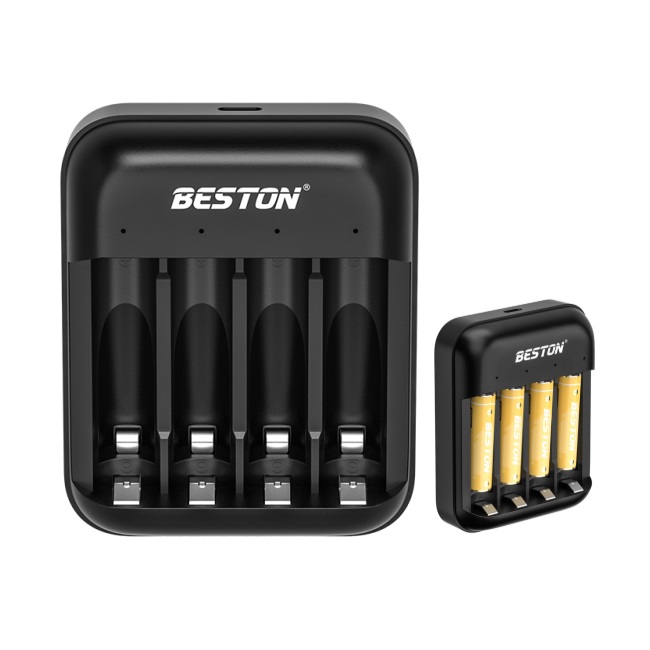 Bộ sạc pin Beston 2A 3A Lithium 1.5V M7032 ngắt tự động
