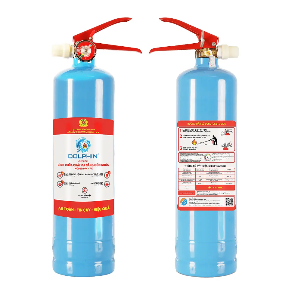 Bình chữa cháy gốc nước Dolphin DPA-T1L