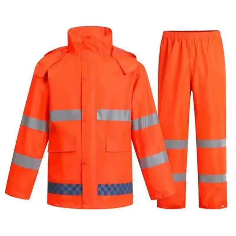 Oxford 210D raincoat in banana green color