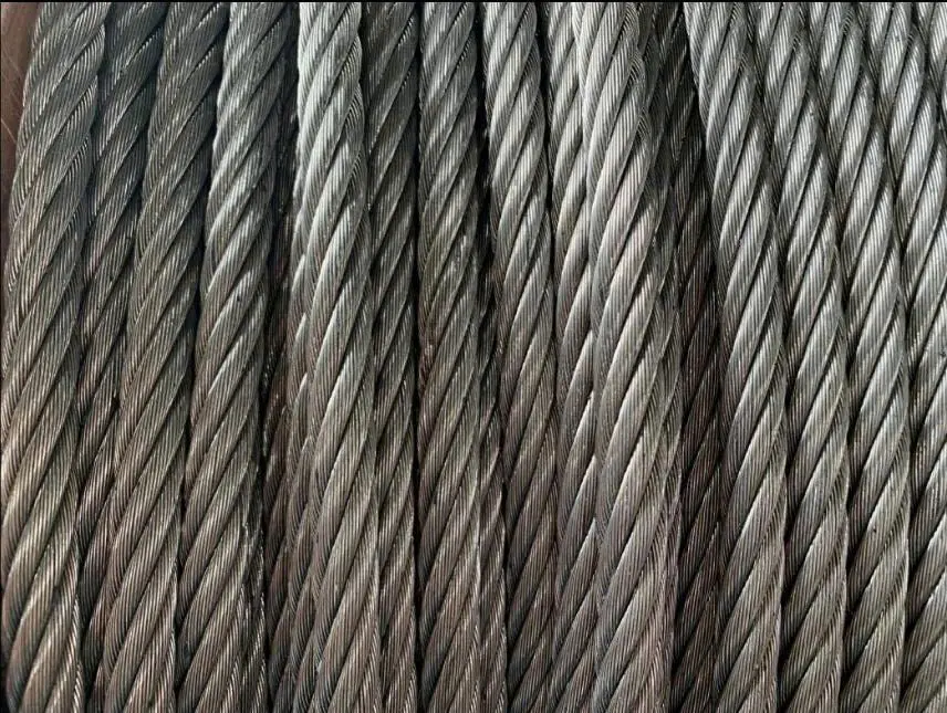 Dây cáp thép lụa mạ kẽm D12 (11mm 6X12+FC)