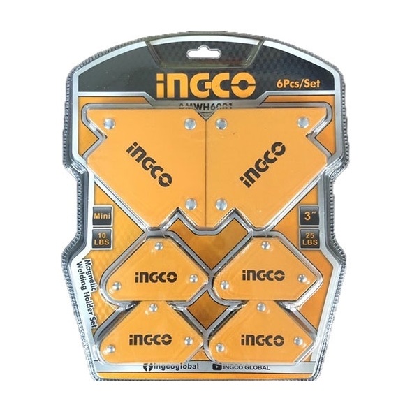 Bộ 6 Ke Góc Hàn Nam Châm INGCO - AMWH6001