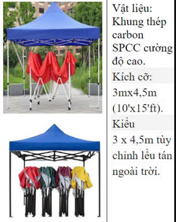 Khung lều làm cáp ngầm ngoài trời