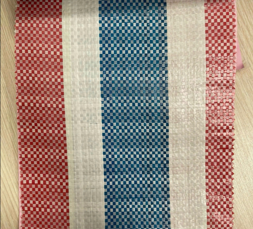 Red-white-blue striped plastic tarpaulin VN 2x90m