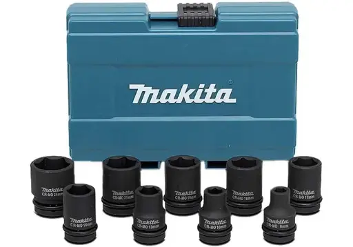 Bộ đầu tuýp Makita  E-16564 (9 món 8-24mm)