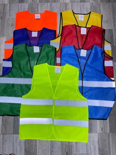 Regular orange mesh reflective vest PQ782