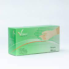VGlove powder-free medical gloves 5.4gr, 24cm, 50 pairs/box