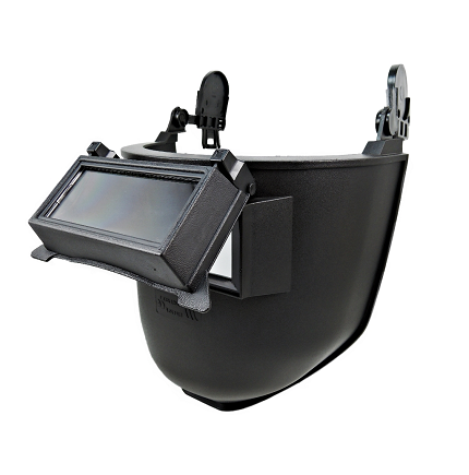 Longdar WH770 welding mask attached to helmet