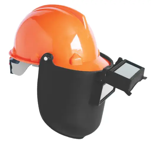 Plastic protective helmet BB - HN.90 with welding mask