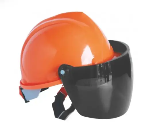 Plastic protective helmet BB N.81 Comes with dark glasses to cover for welding