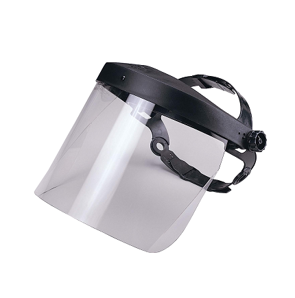 Longdar FS801 glasses set covers the face, worn directly on the head