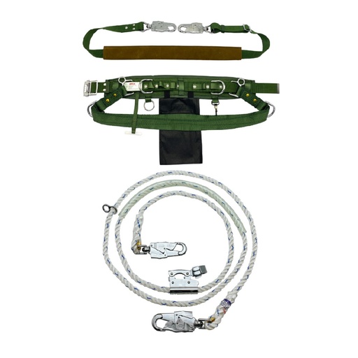 Adela SC-19 safety harness set for electricians + 4m hanging cord