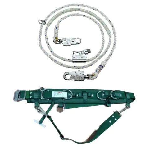 Adela HC-667 safety harness with detachable hip strap + A.3M sling